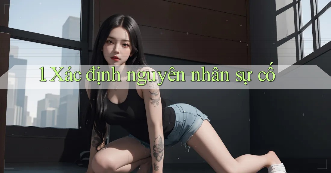 1. Xác định nguyên nhân sự cố 1. Xác định nguyên nhân sự cố
