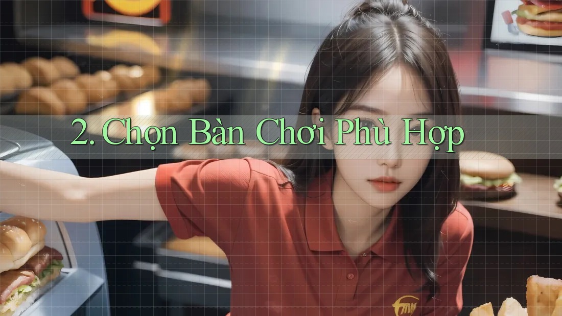 2. Chọn Bàn Chơi Phù Hợp 2. Chọn Bàn Chơi Phù Hợp