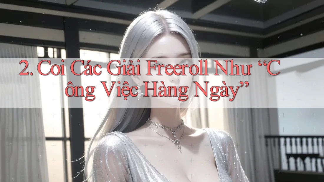 2. Coi Các Giải Freeroll Như “Công Việc Hàng Ngày”