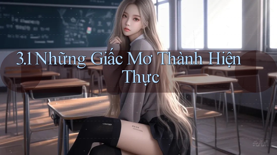 3. 1 Những Giấc Mơ Thành Hiện Thực 3. 1 Những Giấc Mơ Thành Hiện Thực