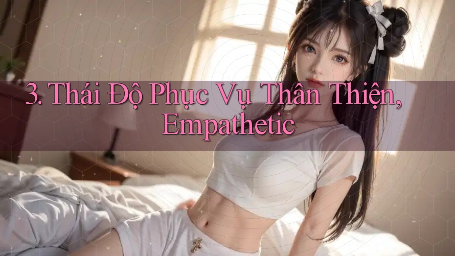 3. Thái Độ Phục Vụ Thân Thiện, Empathetic 3. Thái Độ Phục Vụ Thân Thiện, Empathetic