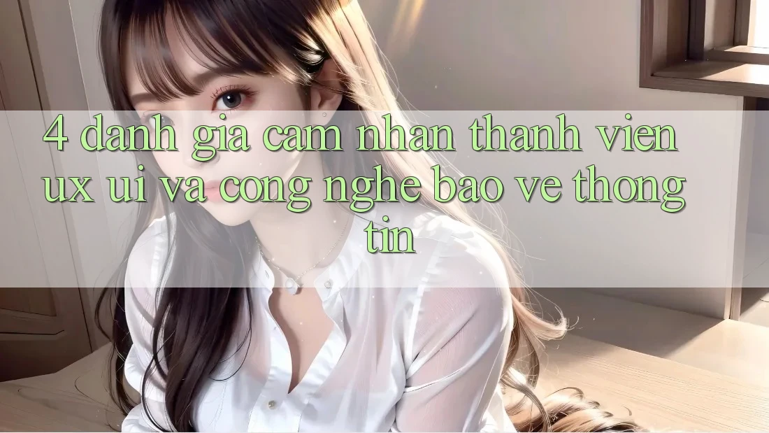 4. Đánh Giá Cảm nhận Thành viên (UX/UI) Và Công Nghệ Bảo vệ thông tin 4. Đánh Giá Cảm nhận Thành viên (UX/UI) Và Công Nghệ Bảo vệ thông tin