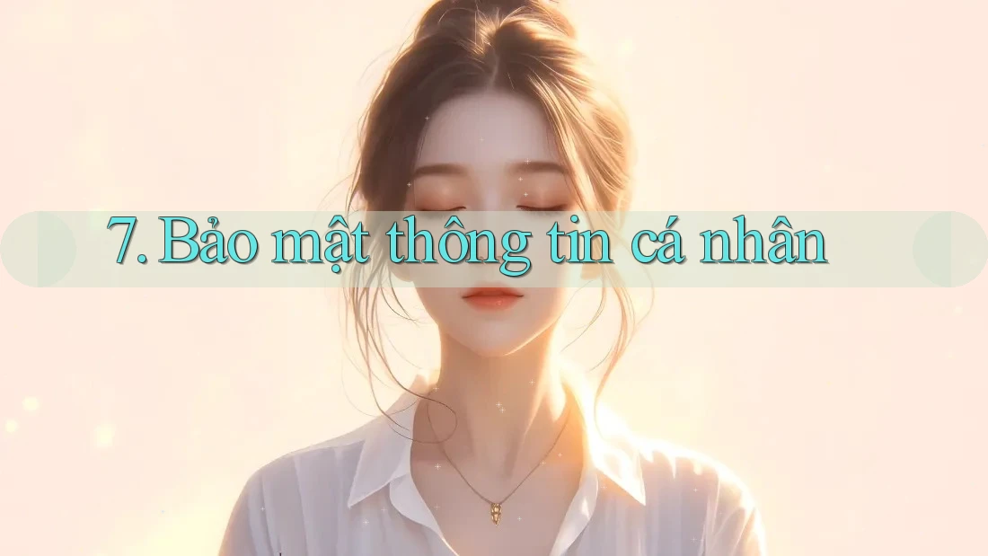 7. Bảo Mật Thông Tin Cá Nhân 7. Bảo Mật Thông Tin Cá Nhân