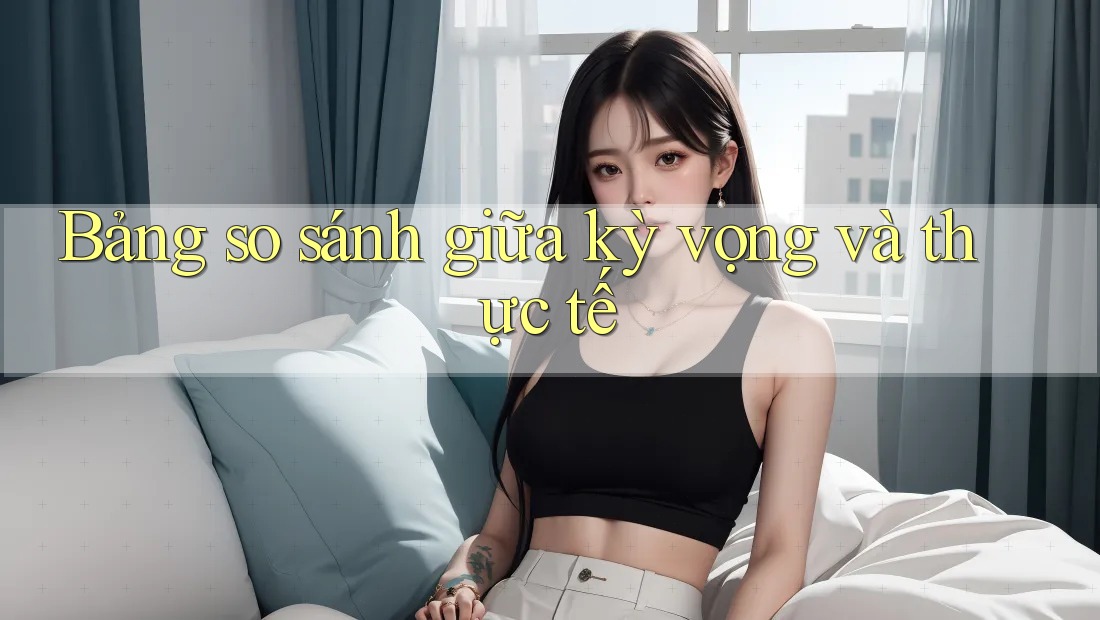 Bảng so sánh giữa kỳ vọng và thực tế Bảng so sánh giữa kỳ vọng và thực tế
