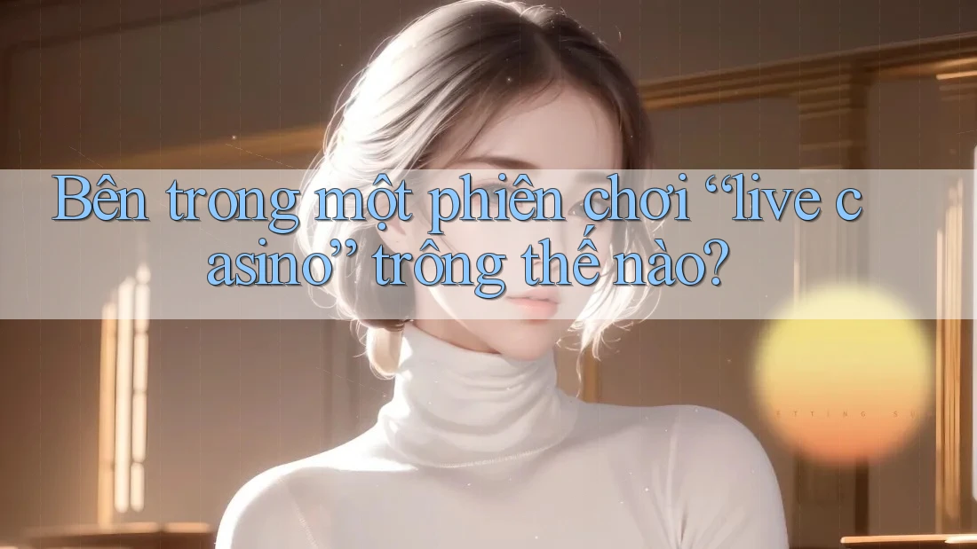 Bên trong một phiên chơi “live casino” trông thế nào?