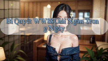 bí quyết ww88 giải ngân trong ngày