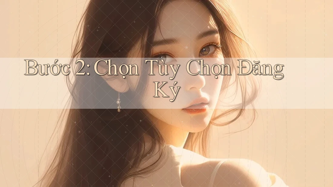 Bước 2: Chọn Tùy Chọn Đăng Ký Bước 2: Chọn Tùy Chọn Đăng Ký