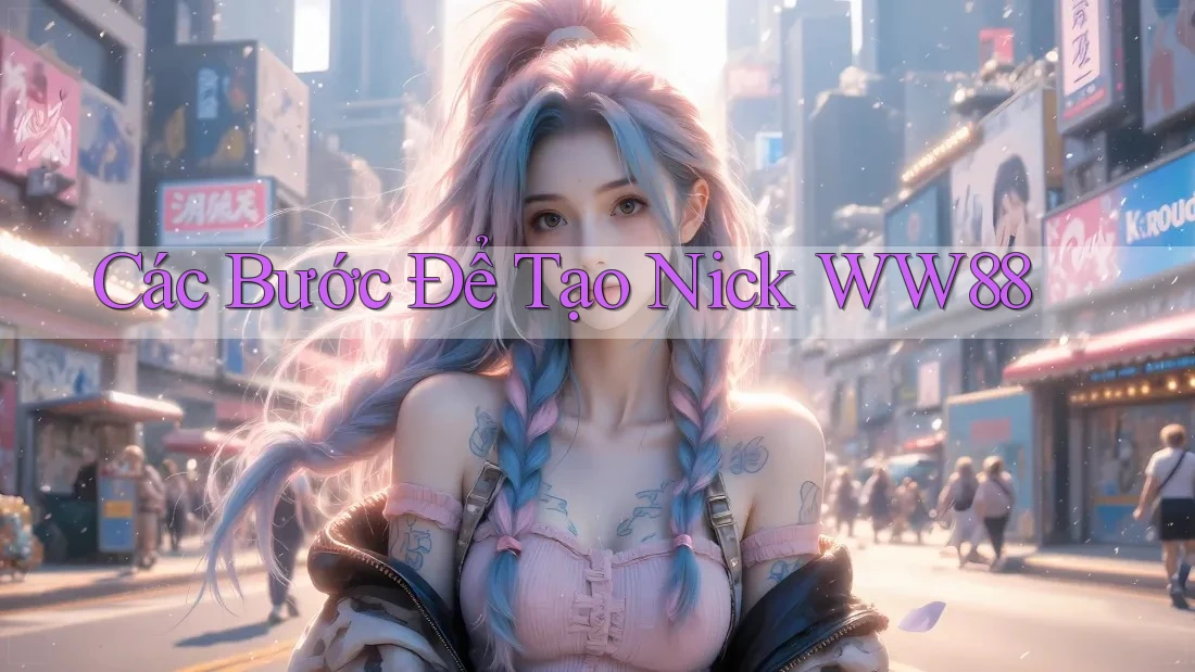 Các Bước Để Tạo Nick WW88 Các Bước Để Tạo Nick WW88