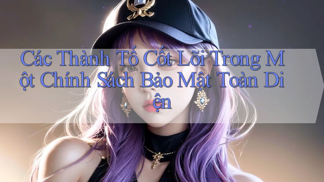 Các Thành Tố Cốt Lõi Trong Một Chính Sách Bảo Mật Toàn Diện Các Thành Tố Cốt Lõi Trong Một Chính Sách Bảo Mật Toàn Diện