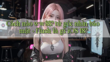 Cách nào ww88 từ góc nhìn bảo mật   flush là gì iOS 18
