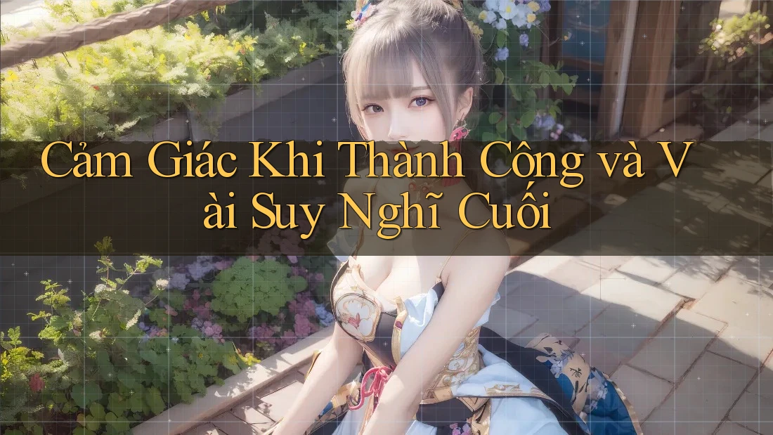 Cảm Giác Khi Thành Công và Vài Suy Nghĩ Cuối Cảm Giác Khi Thành Công và Vài Suy Nghĩ Cuối
