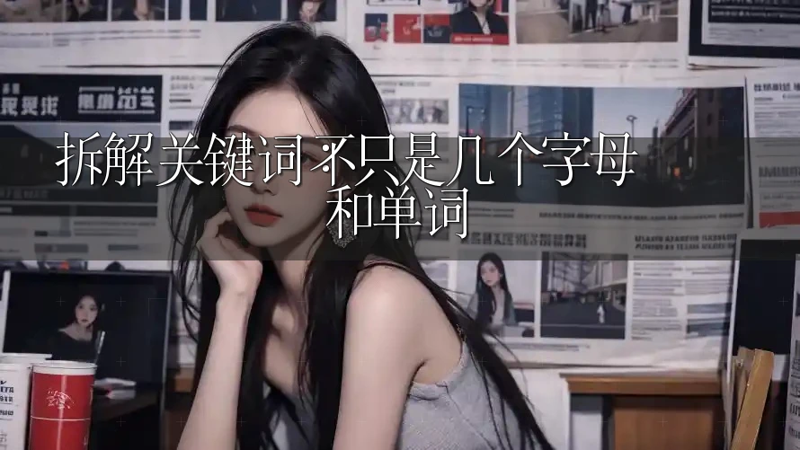 拆解关键词:不只是几个字母和单词 拆解关键词:不只是几个字母和单词
