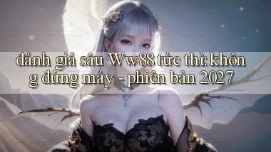 đánh giá sâu Ww88 tức thì không đứng máy   phiên bản 2027