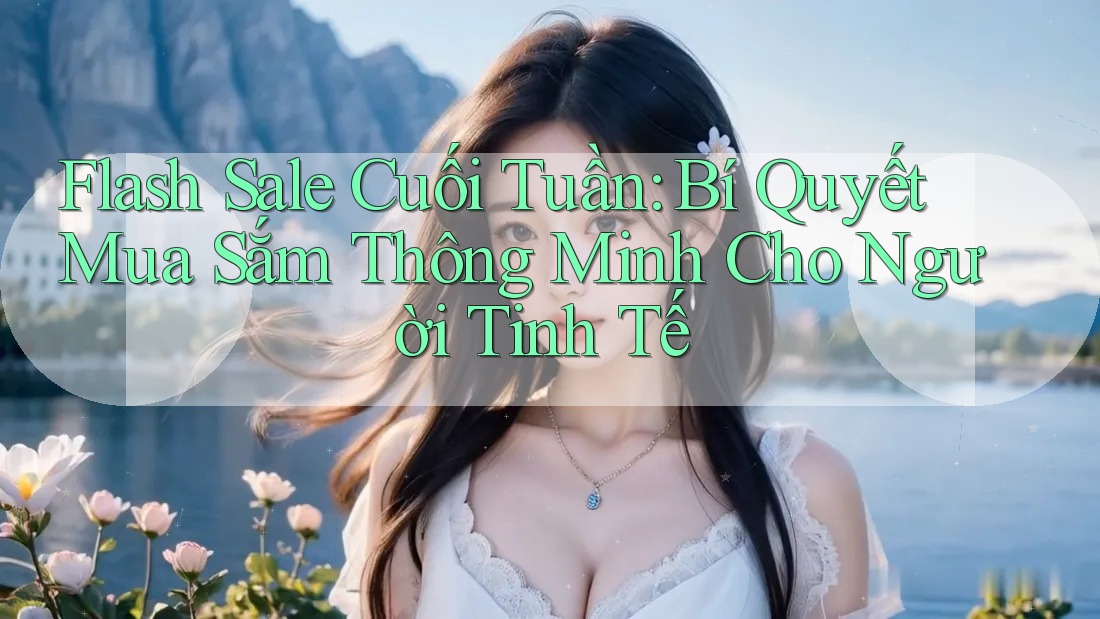 Flash Sale Cuối Tuần: Bí Quyết Mua Sắm Thông Minh Cho Người Tinh Tế