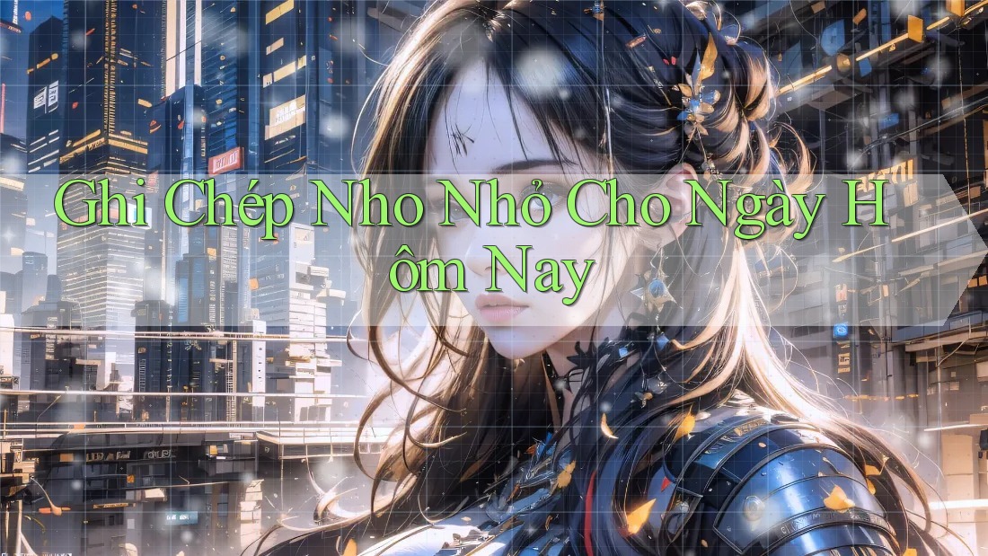 Ghi Chép Nho Nhỏ Cho Ngày Hôm Nay Ghi Chép Nho Nhỏ Cho Ngày Hôm Nay