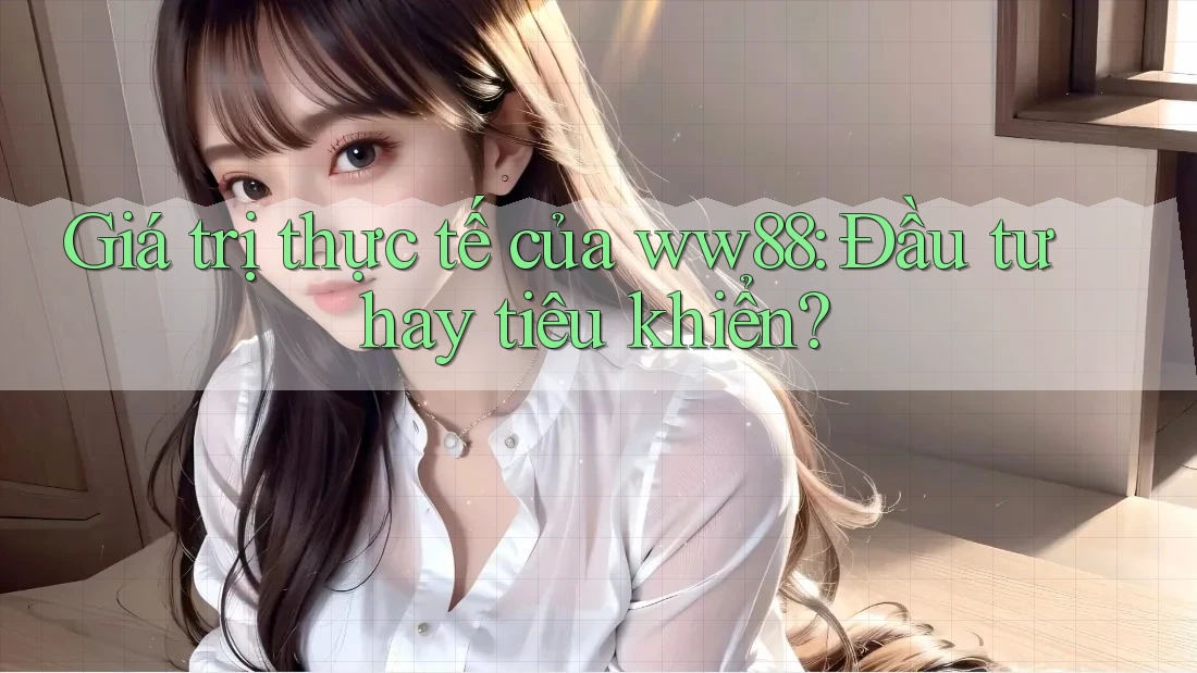 Giá trị thực tế của ww88: Đầu tư hay tiêu khiển? Giá trị thực tế của ww88: Đầu tư hay tiêu khiển?