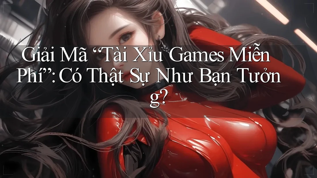 Giải Mã “Tài Xỉu Games Miễn Phí”: Có Thật Sự Như Bạn Tưởng?