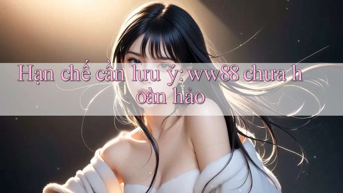 Hạn chế cần lưu ý: ww88 chưa hoàn hảo Hạn chế cần lưu ý: ww88 chưa hoàn hảo