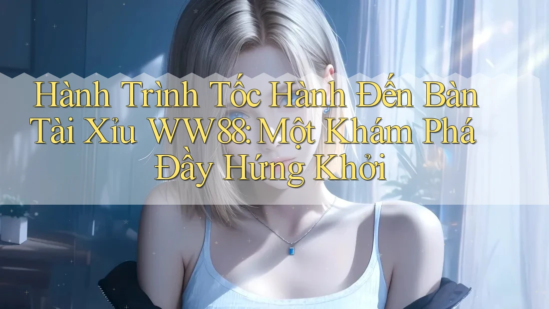 Hành Trình Tốc Hành Đến Bàn Tài Xỉu WW88: Một Khám Phá Đầy Hứng Khởi Hành Trình Tốc Hành Đến Bàn Tài Xỉu WW88: Một Khám Phá Đầy Hứng Khởi