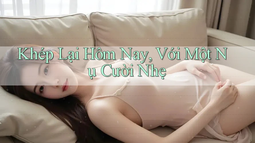 Khép Lại Hôm Nay, Với Một Nụ Cười Nhẹ Khép Lại Hôm Nay, Với Một Nụ Cười Nhẹ