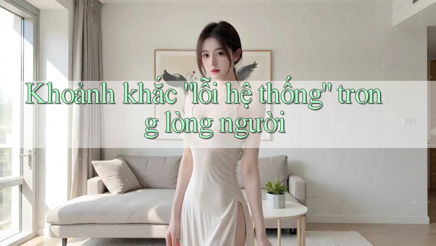 Khoảnh khắc “lỗi hệ thống” trong lòng người Khoảnh khắc “lỗi hệ thống” trong lòng người