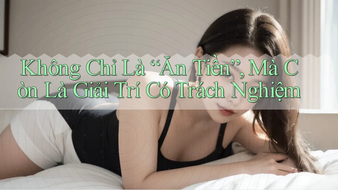 Không Chỉ Là “Ăn Tiền”, Mà Còn Là Giải Trí Có Trách Nghiệm Không Chỉ Là “Ăn Tiền”, Mà Còn Là Giải Trí Có Trách Nghiệm