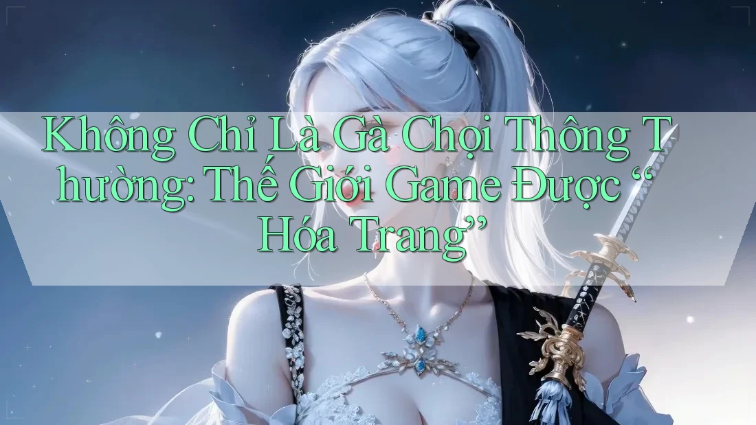 Không Chỉ Là Gà Chọi Thông Thường: Thế Giới Game Được “Hóa Trang” Không Chỉ Là Gà Chọi Thông Thường: Thế Giới Game Được “Hóa Trang”