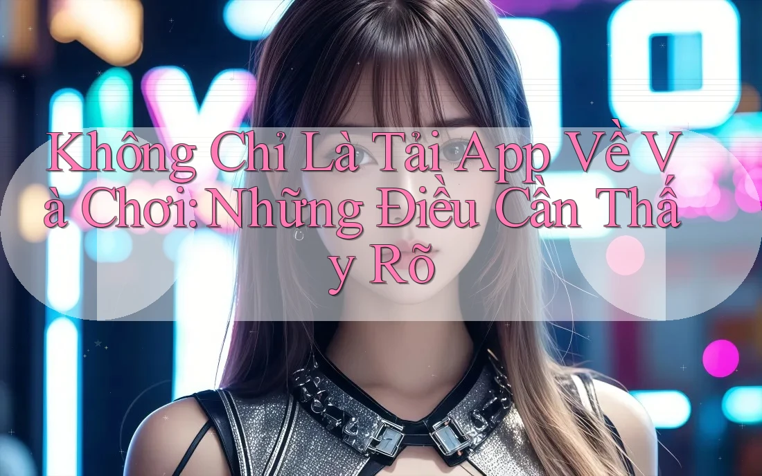 Không Chỉ Là Tải App Về Và Chơi: Những Điều Cần Thấy Rõ Không Chỉ Là Tải App Về Và Chơi: Những Điều Cần Thấy Rõ