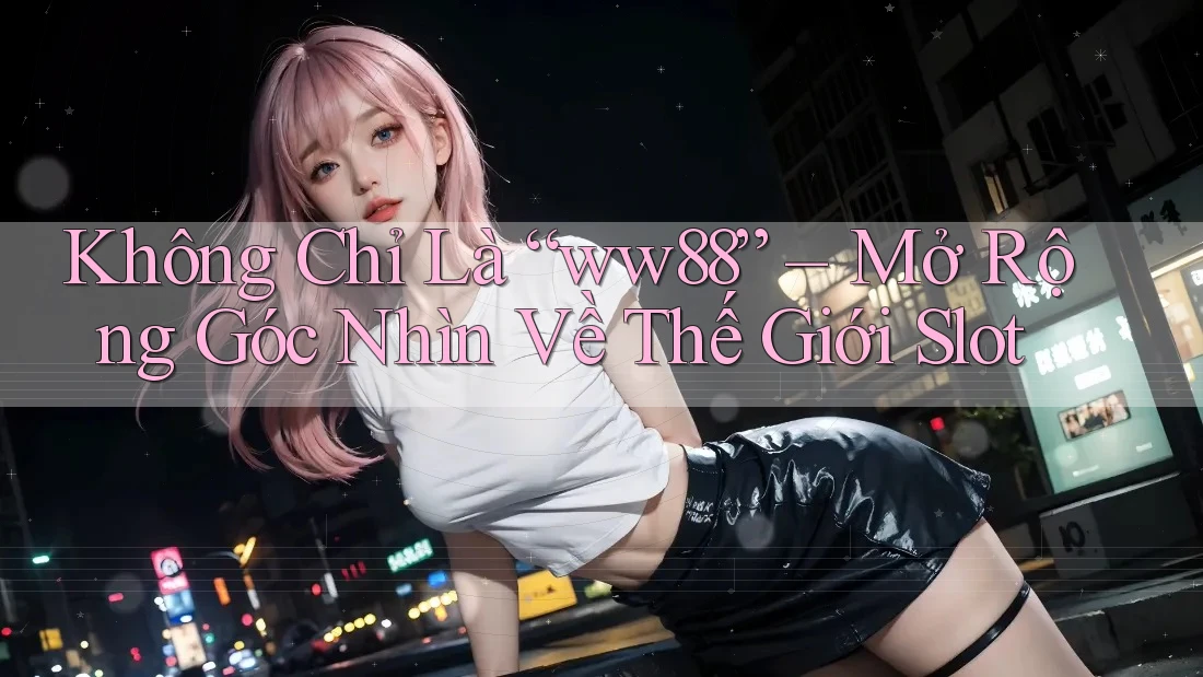 Không Chỉ Là “ww88” – Mở Rộng Góc Nhìn Về Thế Giới Slot Không Chỉ Là “ww88” – Mở Rộng Góc Nhìn Về Thế Giới Slot