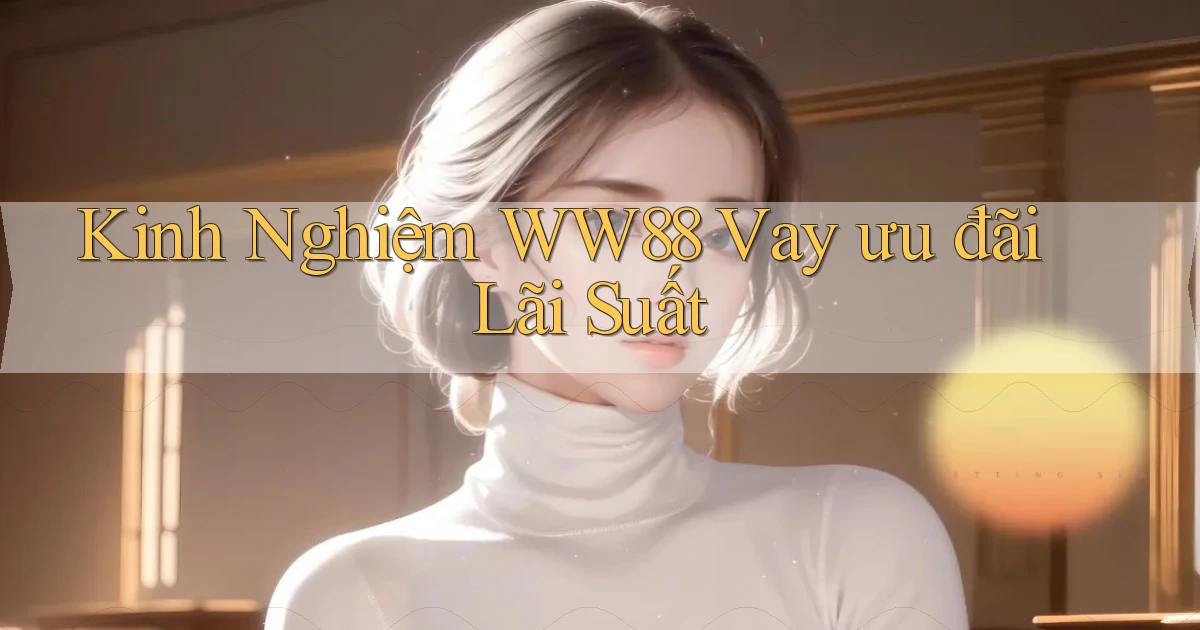 kinh nghiệm ww88 vay ưu đãi lãi suất