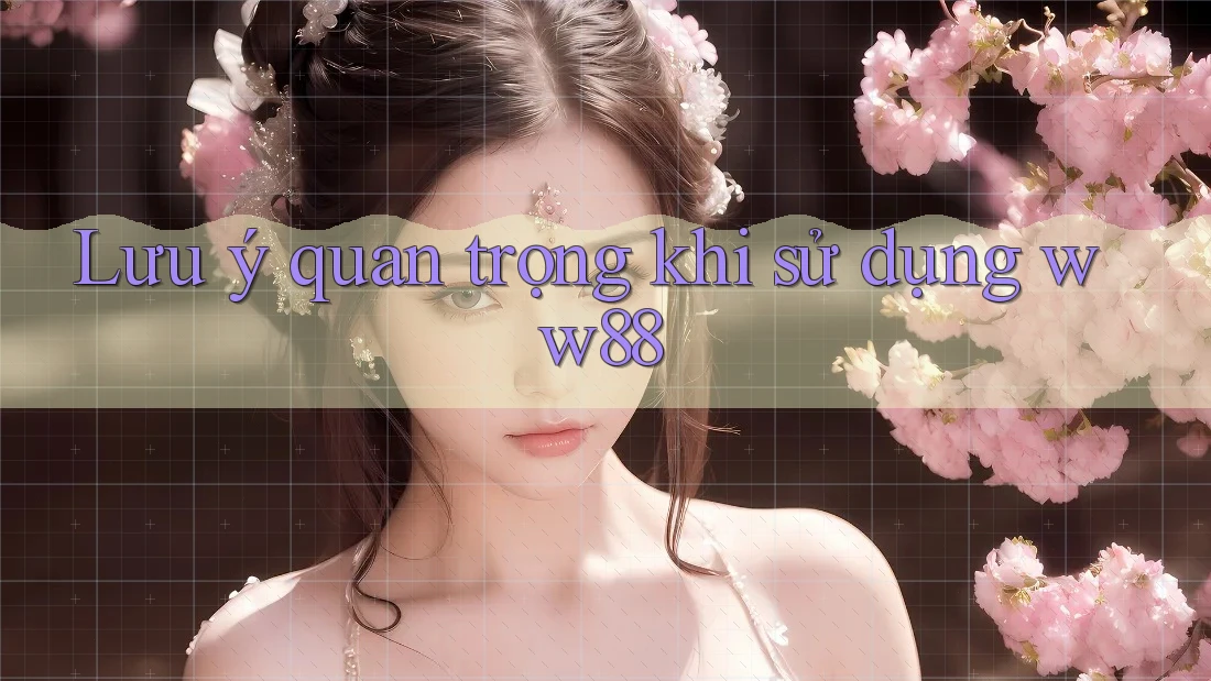 Lưu ý quan trọng khi sử dụng ww88