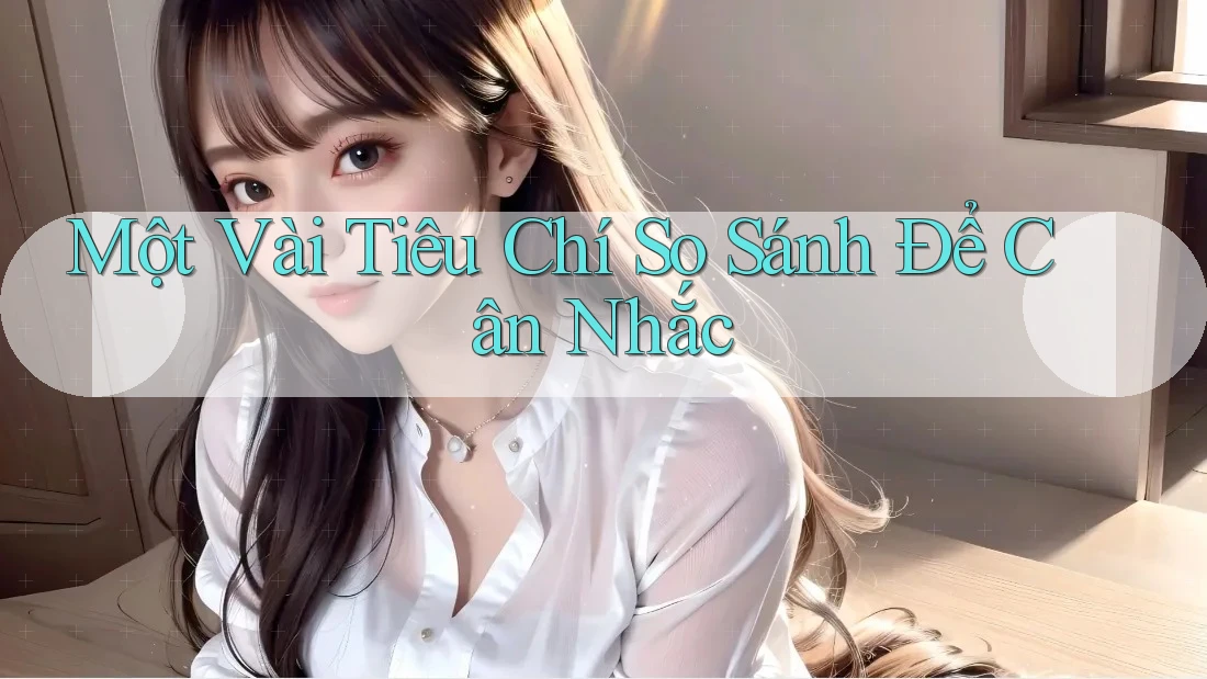 Một Vài Tiêu Chí So Sánh Để Cân Nhắc Một Vài Tiêu Chí So Sánh Để Cân Nhắc