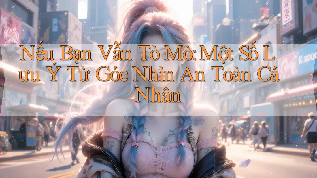 Nếu Bạn Vẫn Tò Mò: Một Số Lưu Ý Từ Góc Nhìn An Toàn Cá Nhân Nếu Bạn Vẫn Tò Mò: Một Số Lưu Ý Từ Góc Nhìn An Toàn Cá Nhân