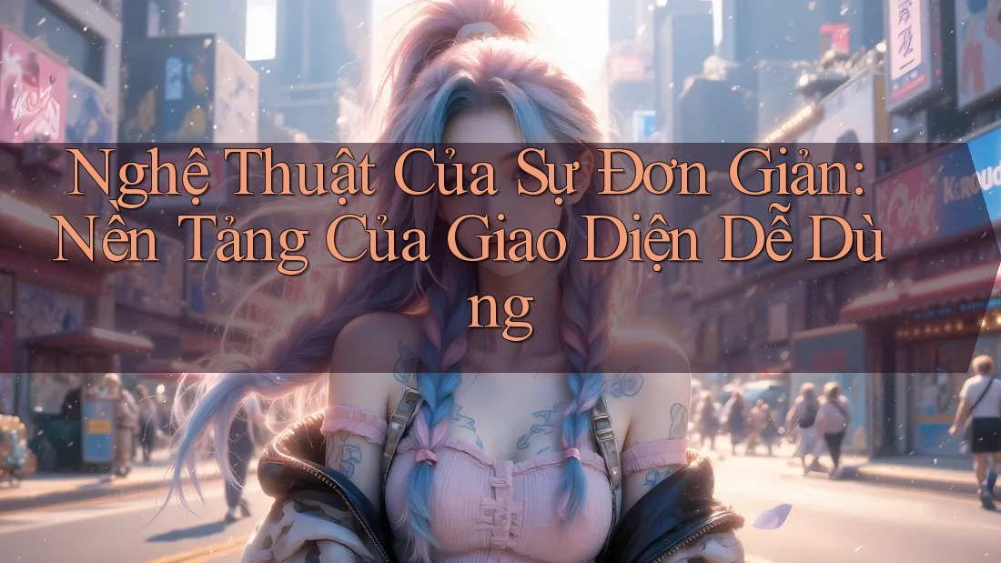 Nghệ Thuật Của Sự Đơn Giản: Nền Tảng Của Giao Diện Dễ Dùng Nghệ Thuật Của Sự Đơn Giản: Nền Tảng Của Giao Diện Dễ Dùng