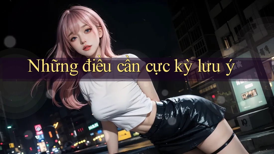 Những điều cần cực kỳ lưu ý Những điều cần cực kỳ lưu ý