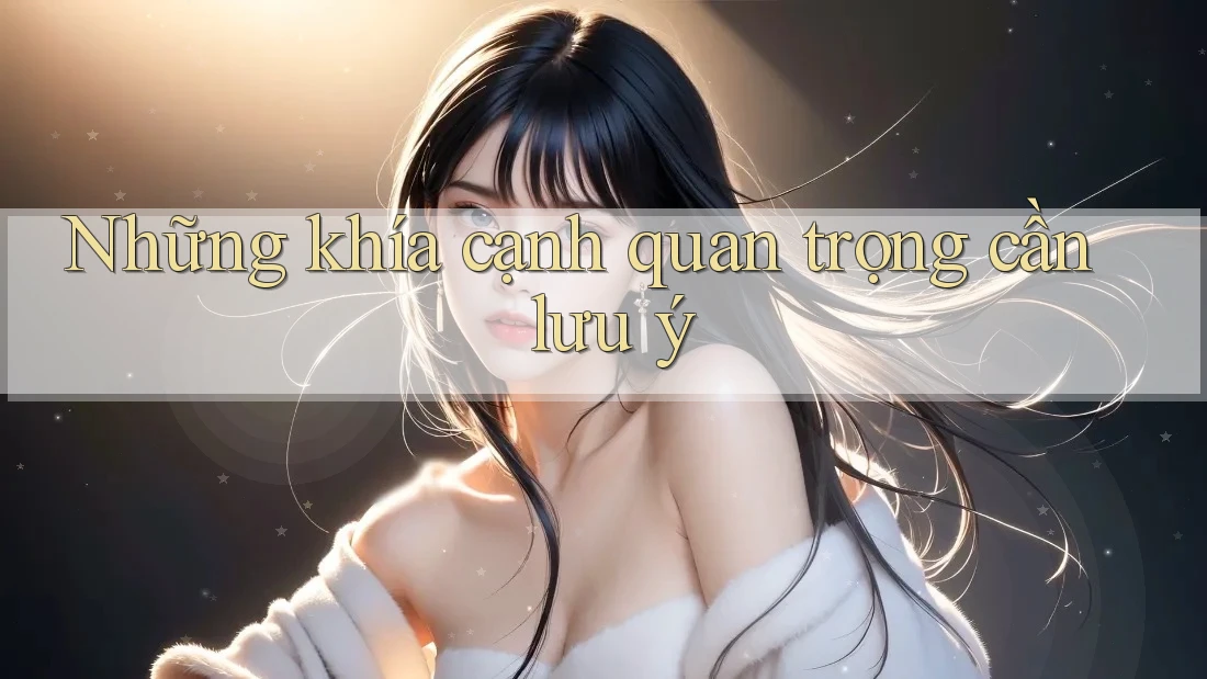 Những khía cạnh quan trọng cần lưu ý Những khía cạnh quan trọng cần lưu ý
