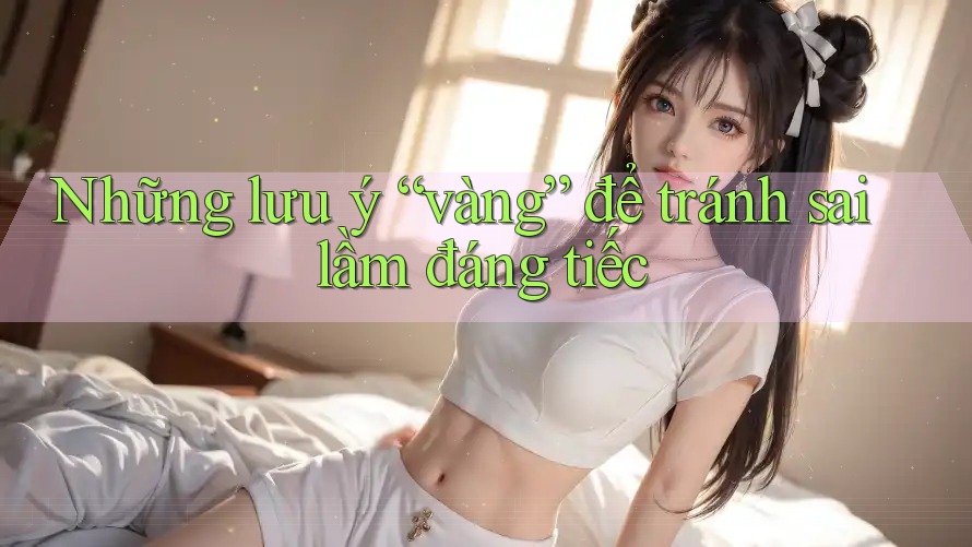 Những lưu ý “vàng” để tránh sai lầm đáng tiếc Những lưu ý “vàng” để tránh sai lầm đáng tiếc