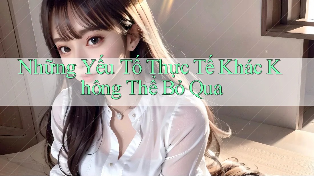 Những Yếu Tố Thực Tế Khác Không Thể Bỏ Qua Những Yếu Tố Thực Tế Khác Không Thể Bỏ Qua