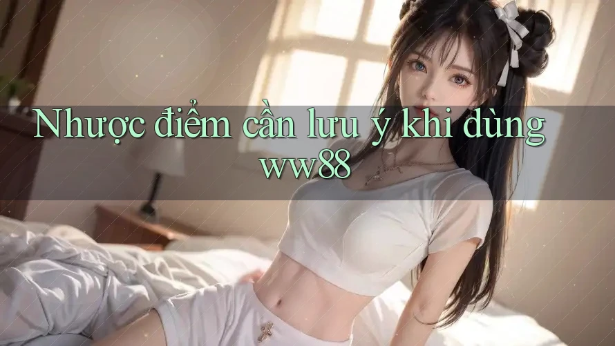 Nhược điểm cần lưu ý khi dùng ww88 Nhược điểm cần lưu ý khi dùng ww88