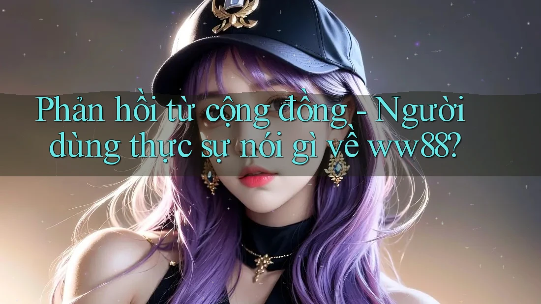 Phản hồi từ cộng đồng - Người dùng thực sự nói gì về ww88? Phản hồi từ cộng đồng - Người dùng thực sự nói gì về ww88?
