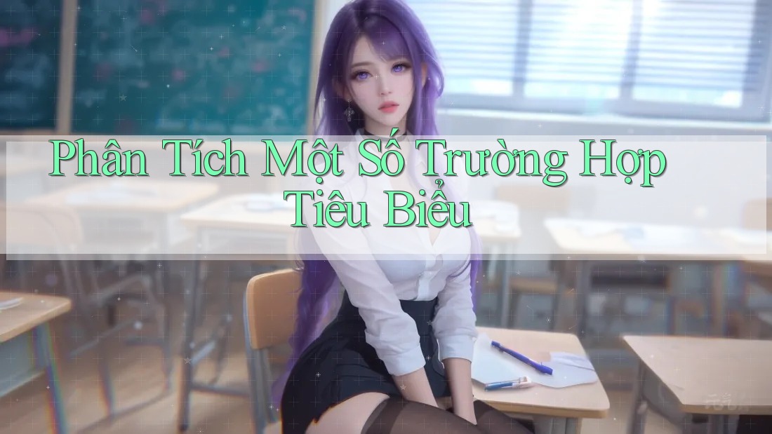Phân Tích Một Số Trường Hợp Tiêu Biểu Phân Tích Một Số Trường Hợp Tiêu Biểu