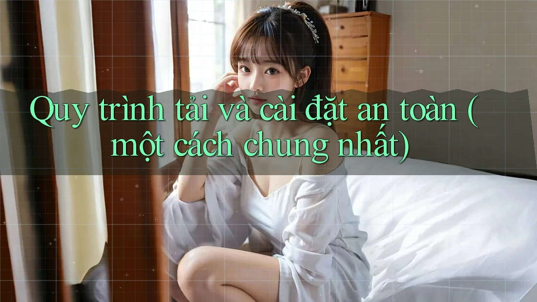 Quy trình tải và cài đặt an toàn (một cách chung nhất) Quy trình tải và cài đặt an toàn (một cách chung nhất)