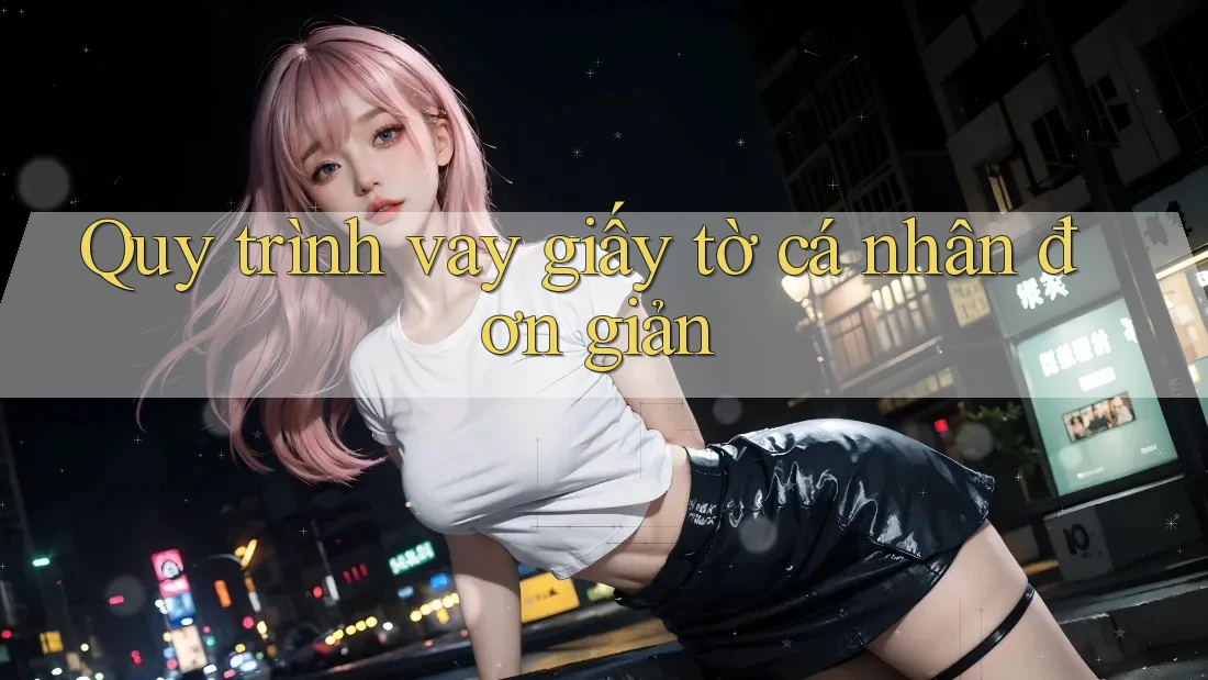 Quy trình vay giấy tờ cá nhân đơn giản Quy trình vay giấy tờ cá nhân đơn giản
