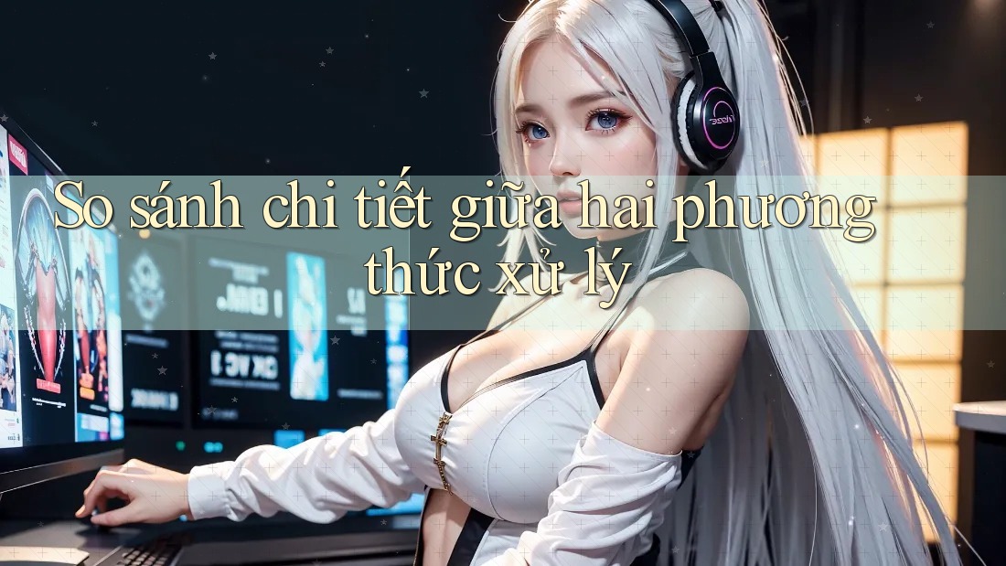So sánh chi tiết giữa hai phương thức xử lý So sánh chi tiết giữa hai phương thức xử lý