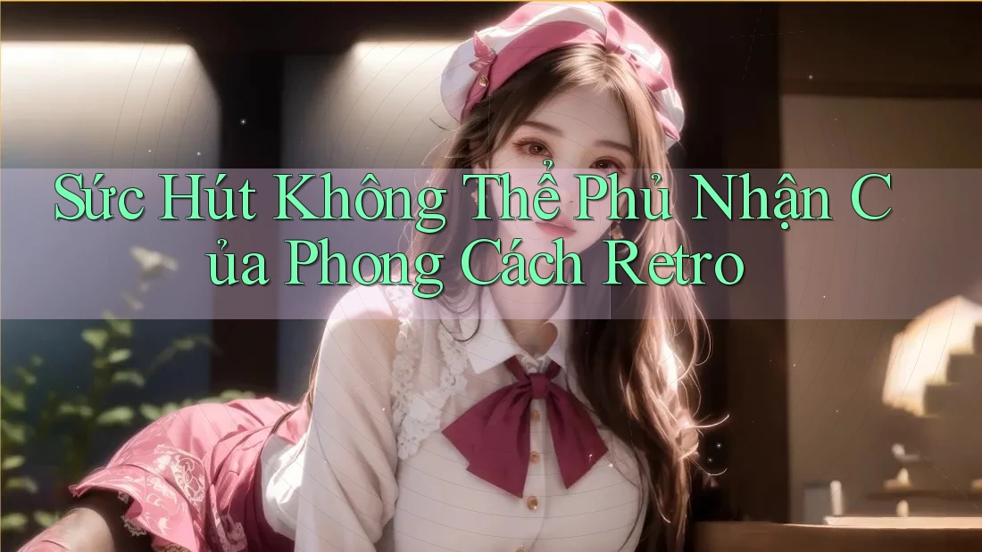 Sức Hút Không Thể Phủ Nhận Của Phong Cách Retro Sức Hút Không Thể Phủ Nhận Của Phong Cách Retro