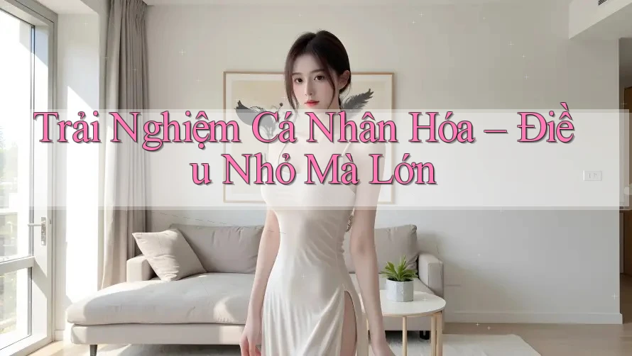 Trải Nghiệm Cá Nhân Hóa – Điều Nhỏ Mà Lớn Trải Nghiệm Cá Nhân Hóa – Điều Nhỏ Mà Lớn