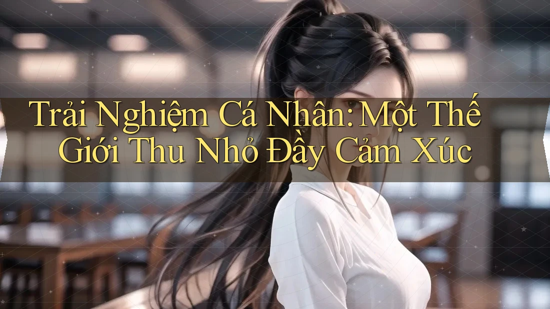 Trải Nghiệm Cá Nhân: Một Thế Giới Thu Nhỏ Đầy Cảm Xúc Trải Nghiệm Cá Nhân: Một Thế Giới Thu Nhỏ Đầy Cảm Xúc