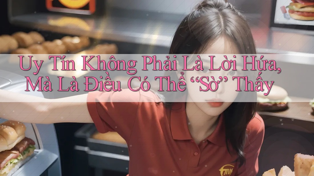 Uy Tín Không Phải Là Lời Hứa, Mà Là Điều Có Thể “Sờ” Thấy Uy Tín Không Phải Là Lời Hứa, Mà Là Điều Có Thể “Sờ” Thấy