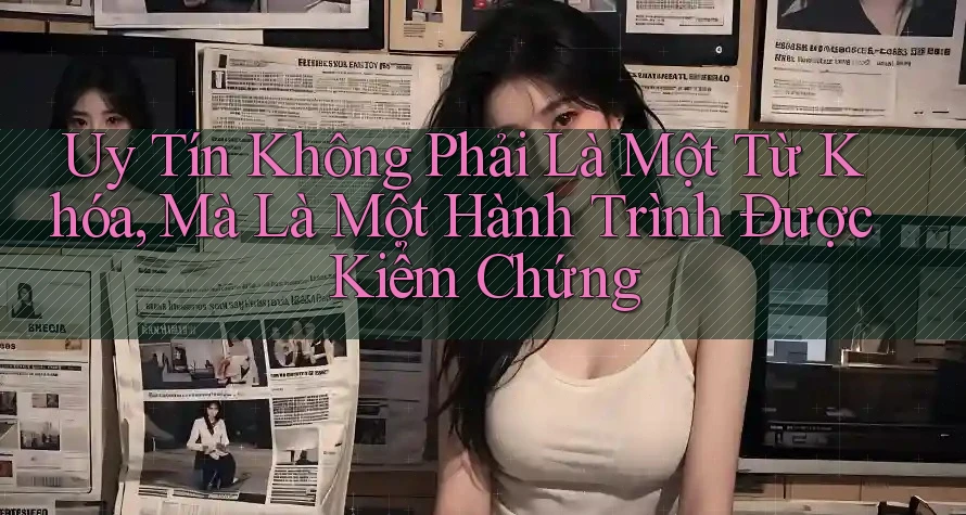Uy Tín Không Phải Là Một Từ Khóa, Mà Là Một Hành Trình Được Kiểm Chứng Uy Tín Không Phải Là Một Từ Khóa, Mà Là Một Hành Trình Được Kiểm Chứng