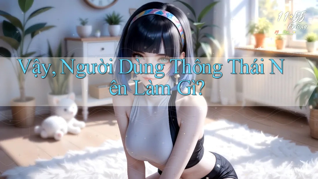 Vậy, Người Dùng Thông Thái Nên Làm Gì? Vậy, Người Dùng Thông Thái Nên Làm Gì?